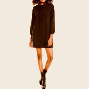 Max Studio drawstring cowl neck dress